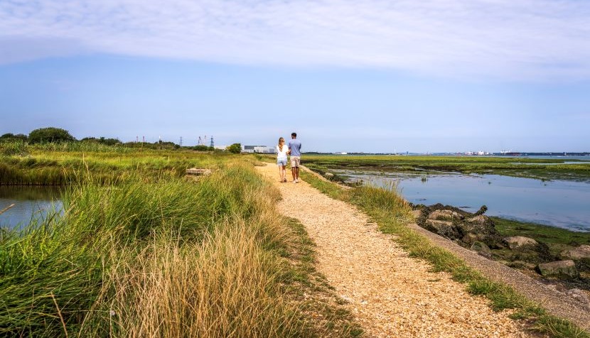 Hampshire coast path